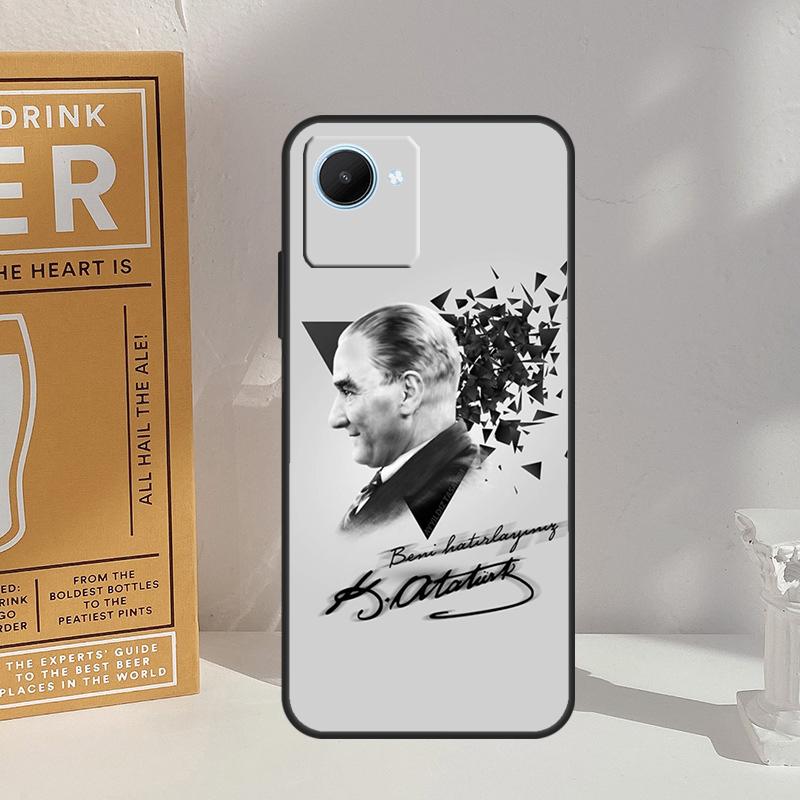 

Turkey Mustafa Kemal Ataturk For Realme GT 7 Pro GT 6 6T 5 C67 C61 C55 C53 C51 C21Y C25S C75 10 11 12 13 14 Pro Plus Case Realme C61