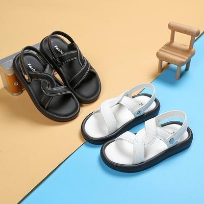 Boys Girls Summer Soft Sole Casual Sports Sandals Two-Way Wear Beach Shoes Fashion Versatile