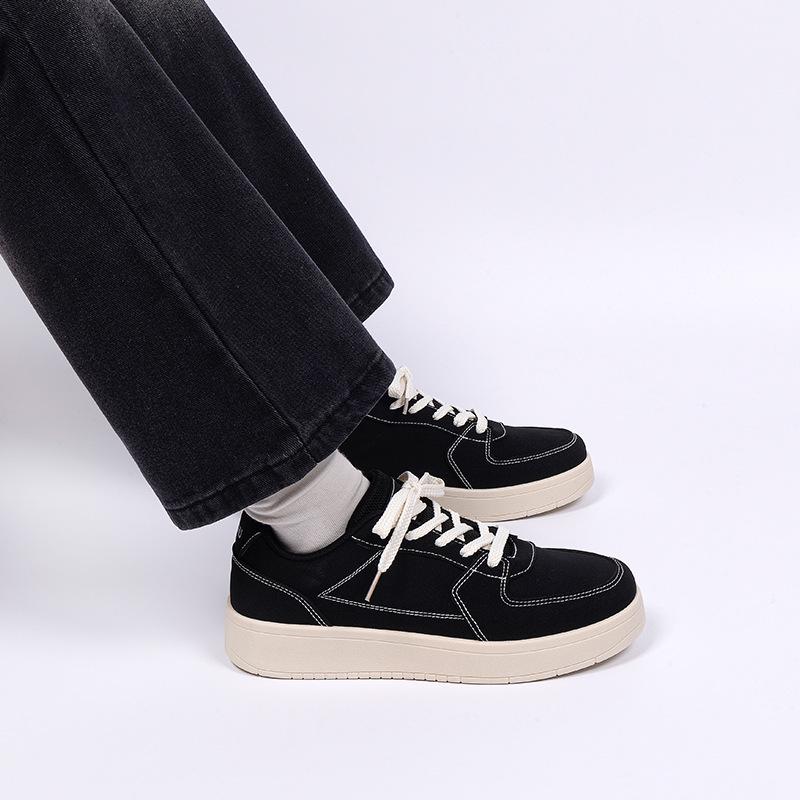 Global black board shoes men's ZHQ5727 new spring men's shoes trend versatile men's platform heightening casual shoes