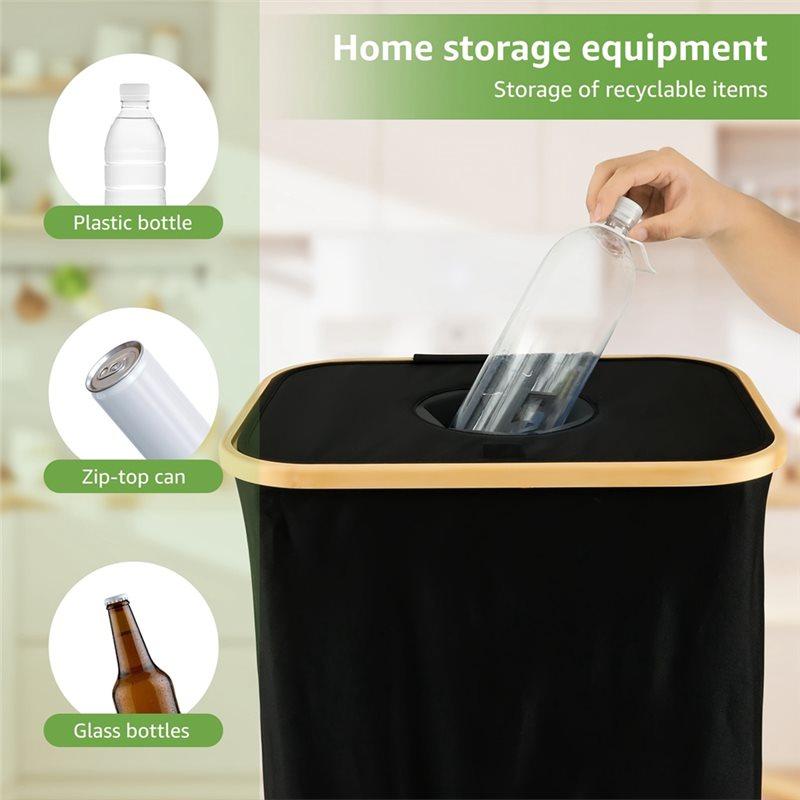 Fresh Recycling Box, Deposit Bottle Collector, Bottle Storage Box, Oxford Cloth, Laundry Basket, Indoor Garbage Bin