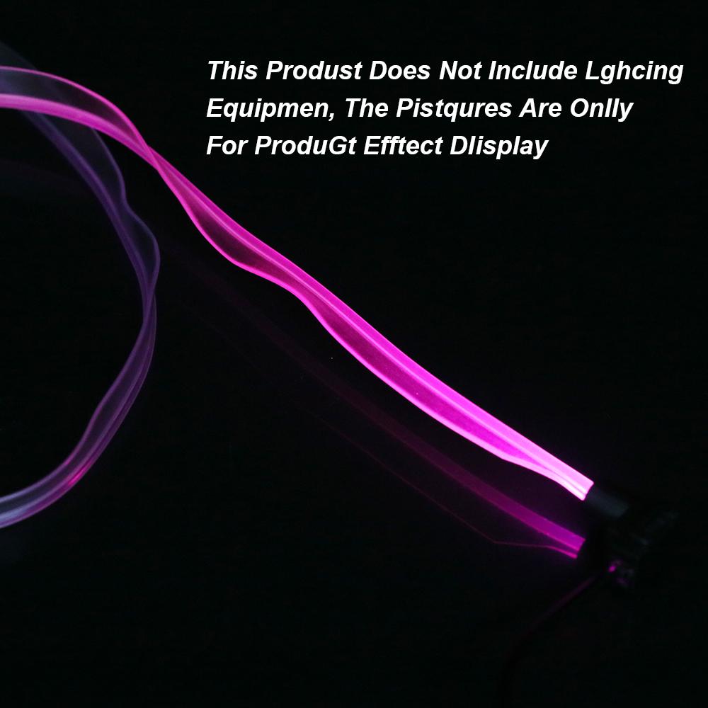 2.5/3mm Car Interior Decorative LED Fiber Optic Neon Wire Strip Light Guide Extension Accessories For Ambient Lighting Equipment