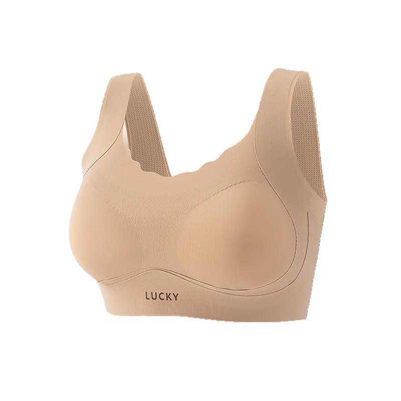 Girls' Shockproof Seamless Sports Bra for Teens - Foundation Color