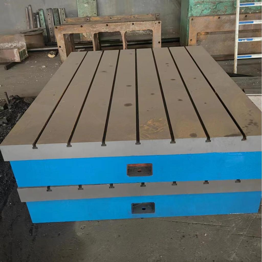 Cast Iron T-Slot Inspection and Welding Worktable
