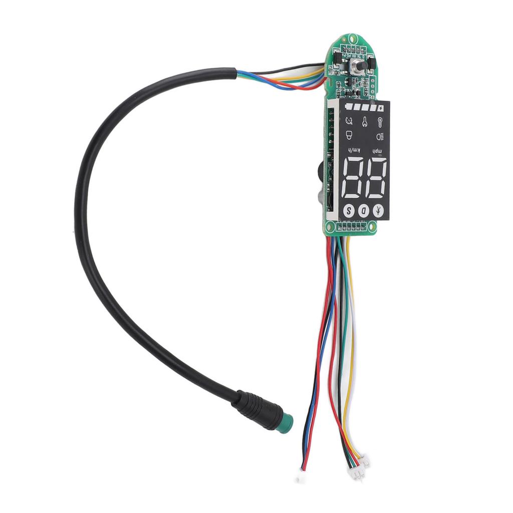 Elektroroller LCD-Display Männlich 6 Pin Wasserdicht 36?60V Farbroller-Anzeigepanel für Modifikationszubehör