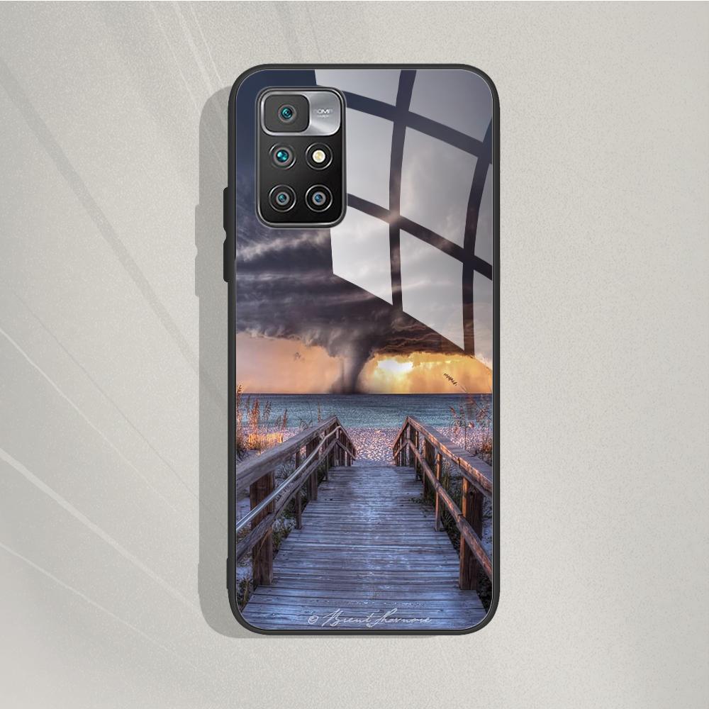 For Xiaomi Poco M4 Pro Case 5G Poco M4 Pro 4G Cool Tempered Glass Cover Phone Case For Poco X4 Pro 5G Bumper Protective Capa