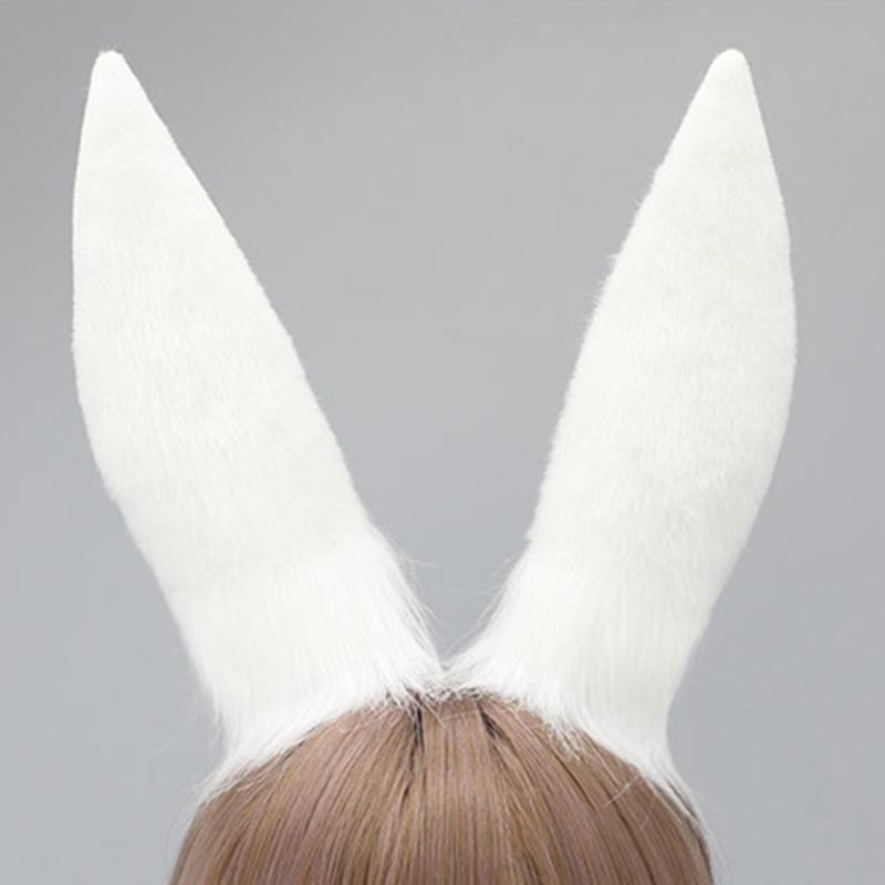 Easter Party Plush Bunny Headband Woman Makeup Cosplay Party Headwear Supplies