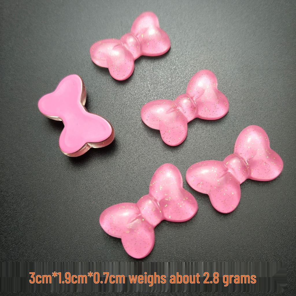Kitty Cat Cartoon Bow Tie Resin Hair Clip Jewelry Accessory
