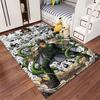 "Green Character Manga Design" suitable as a non-slip mat for the living room or bedroom sofa