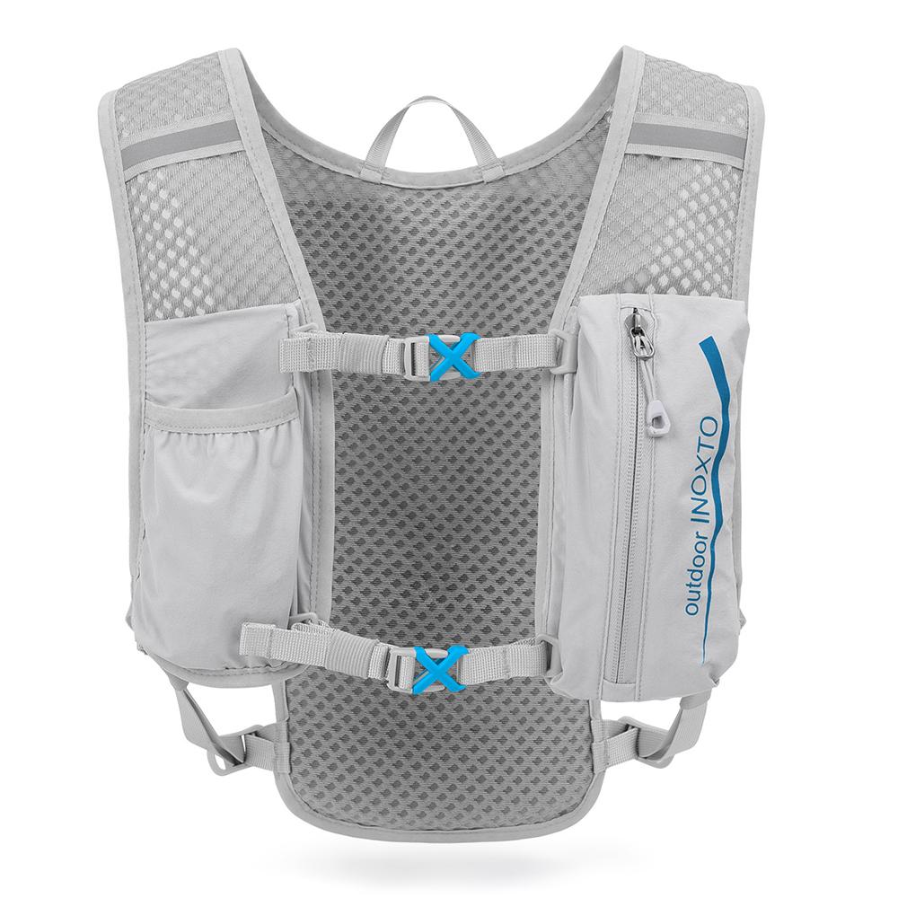 Zaino da corsa per esterni da 5 litri Zaino per bicicletta Gilet sportivo Borsa da equitazione ultraleggera Donna Uomo Traspirante