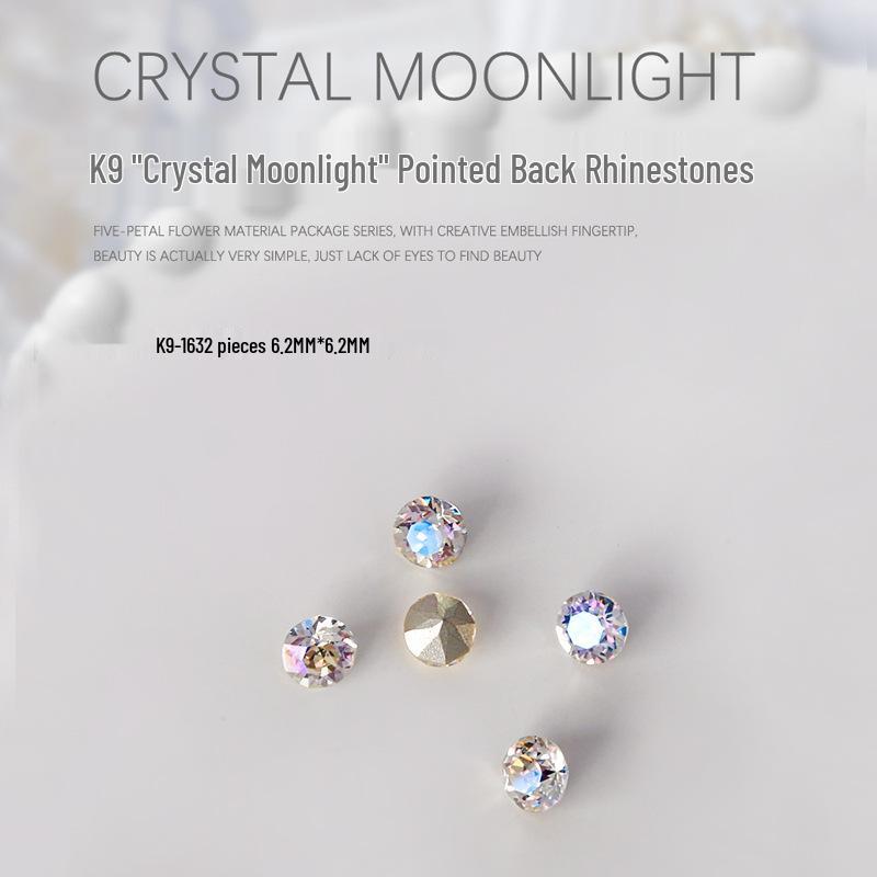 

Украшения для нейл-арта в виде сердец и квадратов с AB-стразами, 2 шт.