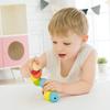 Classic World Caterpillar Rattle (cl3505) - A Colorful, Vivid Wooden Toy for Babies Aged 0-10 Months. Perfect for Half-birthday Gifts, Gifts for