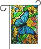 Charming Buttery Oral Welcome Garden Ag 12x18 Inch Double Sided, Small Yard All Season Outdoor Decoration