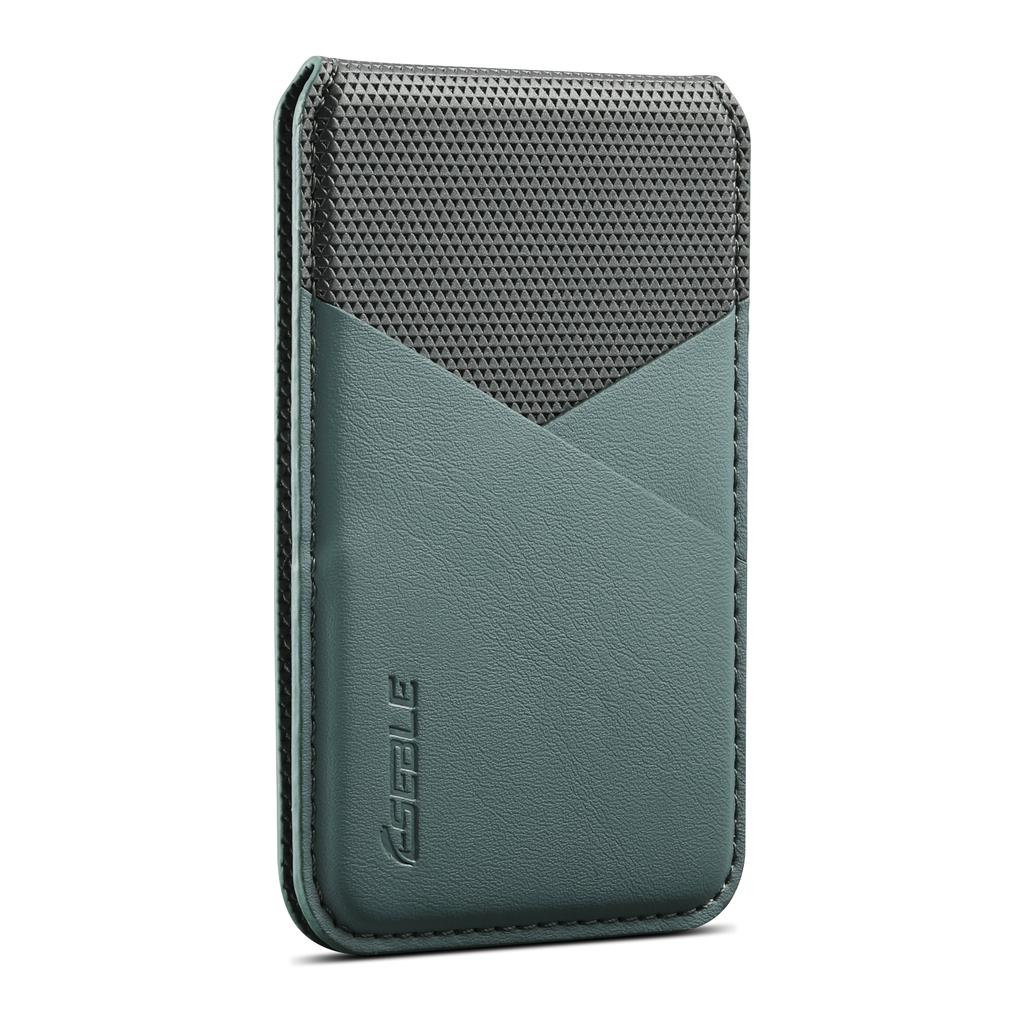 Luxe Zakelijk Lederen Portemonnee Kaarthouder Tas Voor iPhone & Samsung Galaxy MagSafe Accessoires Met Slank Geometrisch Ontwerp Cadeau
