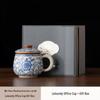 Ru Kiln Blue and White Porcelain Office Tea Cup