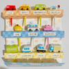 1set Car Castle Vegetable Cute Mini Toddler Children Fruit Forks Toothpicks Kids Food Picks Cartoon