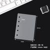 10pcs M5 Binder Sheet Refill 5 Rings Clear PP 3inch 1grid Pocket A8 Loose Leaf Inner Page for Idol Photocard Holder Book