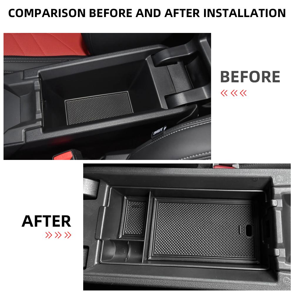 Car Armrest Storage Box For BMW 1 2 Series F40 F44 2021 - 2025 Central Control Organizer Tray Auto Interior Accessories
