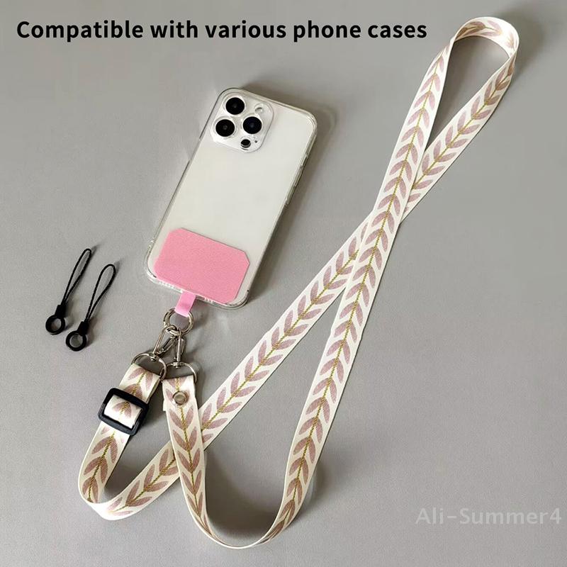 Adjustable Mobile Phone Lanyard Long Crossbody Neck Strap Phone Strap Anti-lost Hanging Rope Universal Gasket For All Phone Case