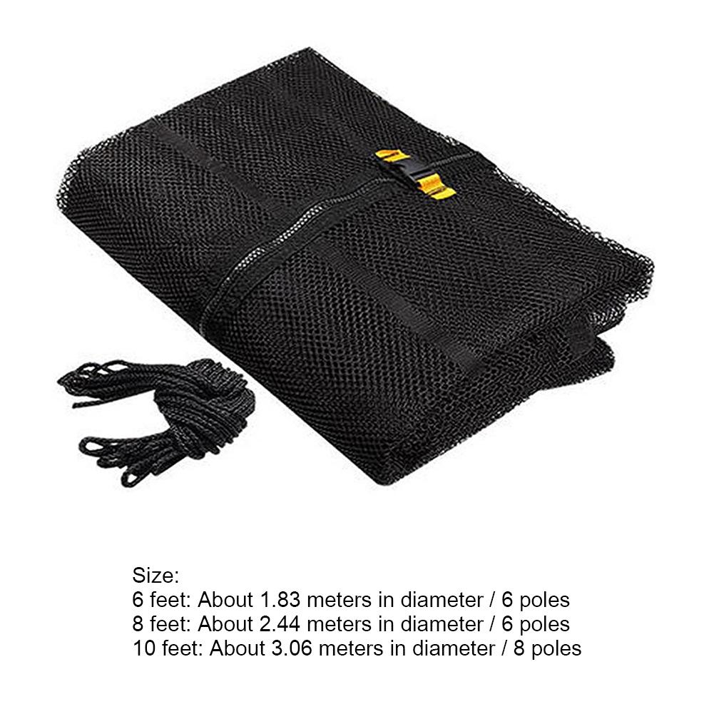 Trampoline Enclosure Safe Nylon Net Trampoline Protection Net for Outdoor Children Injury Prevention Fitness Equipment