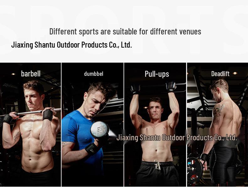 TMT Wrist Wraps & Grip Straps for Men - Non-Slip Powerlifting & Fitness Gloves for Weightlifting & Pull-Ups