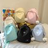 Women's Mini Backpack: Korean-Inspired, Solid Color, Versatile Schoolbag for Travel & Everyday Use