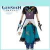 Atemberaubendes Genshin Impact Klee Cosplay Kostüm für Frauen mit Accessoires und Perücke