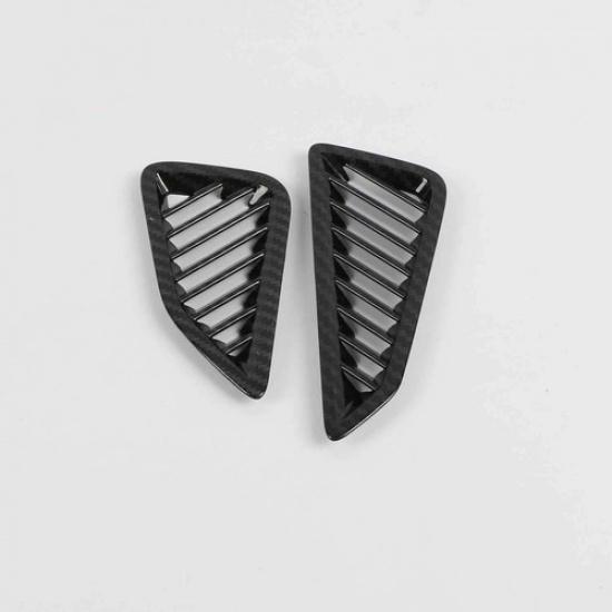 ABS Fiber Front Air Vent Outlet Lid Cover Trim For 20-24 Toyota Corolla Sedan