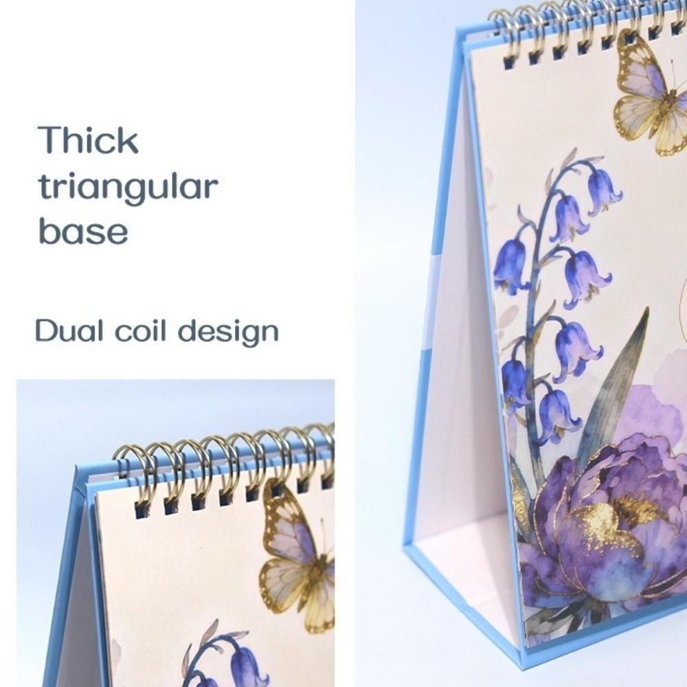 Thick Paper Desktop Calendar Daily Schedule Flip Calendar Annual Calendar  Daily Planning