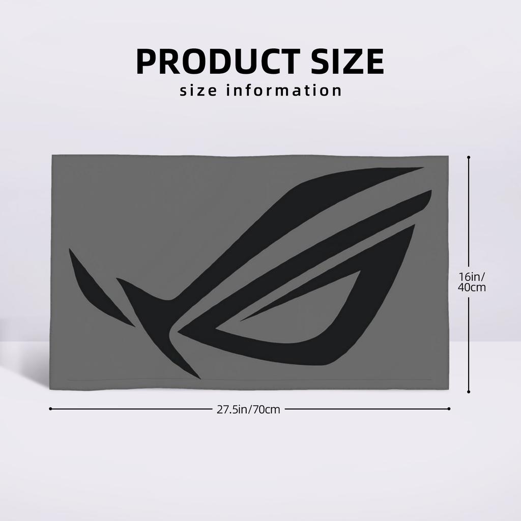 Rog Logo Hd Soft Face Towel Quick Dry Pool Bath Cotton Towels Absorbent