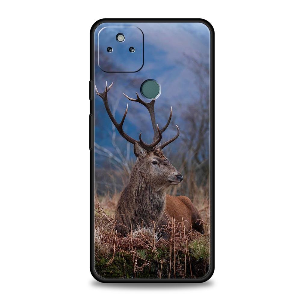 

Phone Case Cover for Google Pixel 10 9 8 7 6 7A 6A Pro Shockproof Soft TPU 10 9 Pro XL Shell Capas Fundas Deer Hunting Camo Bags Pixel 9A