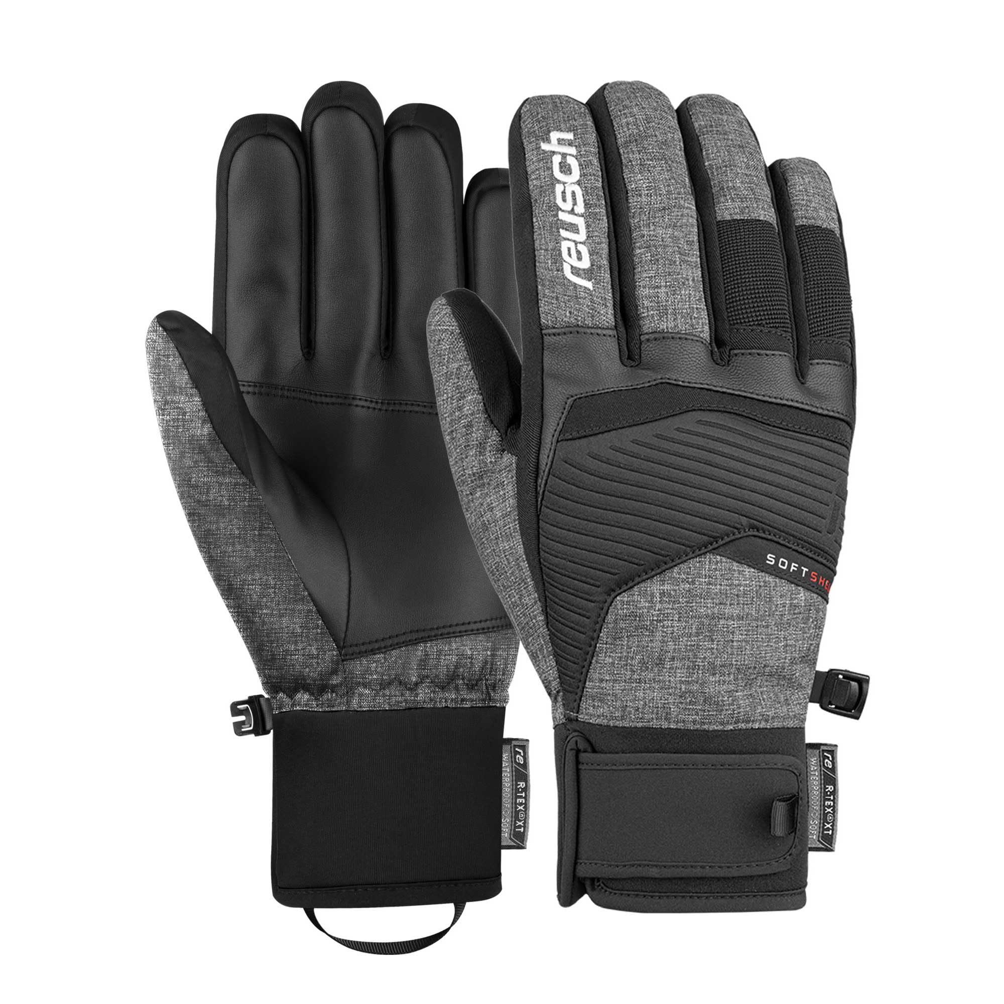 

REUSCH VENOM XT Ski and Snowboard Gloves R-TEX (61012057721) (Gray/M/Men s)