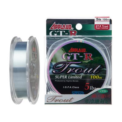 Sanyo Nylon Nylon Line, Approved GT-R Trout Super Limited, 100m, 0.75, 3.5lb, Camouflage Color Leaf Silver