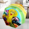 Sesame Street Theme Automatic Umbrella, Lightweight & Portable, 8 Rib, Perfect for Outdoor Travel, Birthdays, Christmas, Gifts.