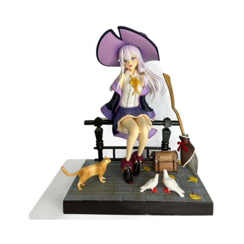 

Элайна аниме фигурка странствующая ведьма фигурка ПВХ коллекционная модель игрушка коллекция подарок