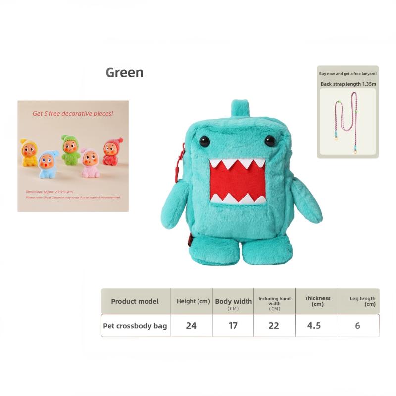 Cute Cartoon Cross-body Bag Soft Lightweight Student Wallet Multifunctional Hangable Accessory Bags Fashion Design Shoulder Bags