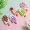 100Pcs 3D Resin Ice Lolly Flatback Resin Charms Assorted No Hole Beads for Scrapbooking DIY Phone Case Jewelry Making Supplies