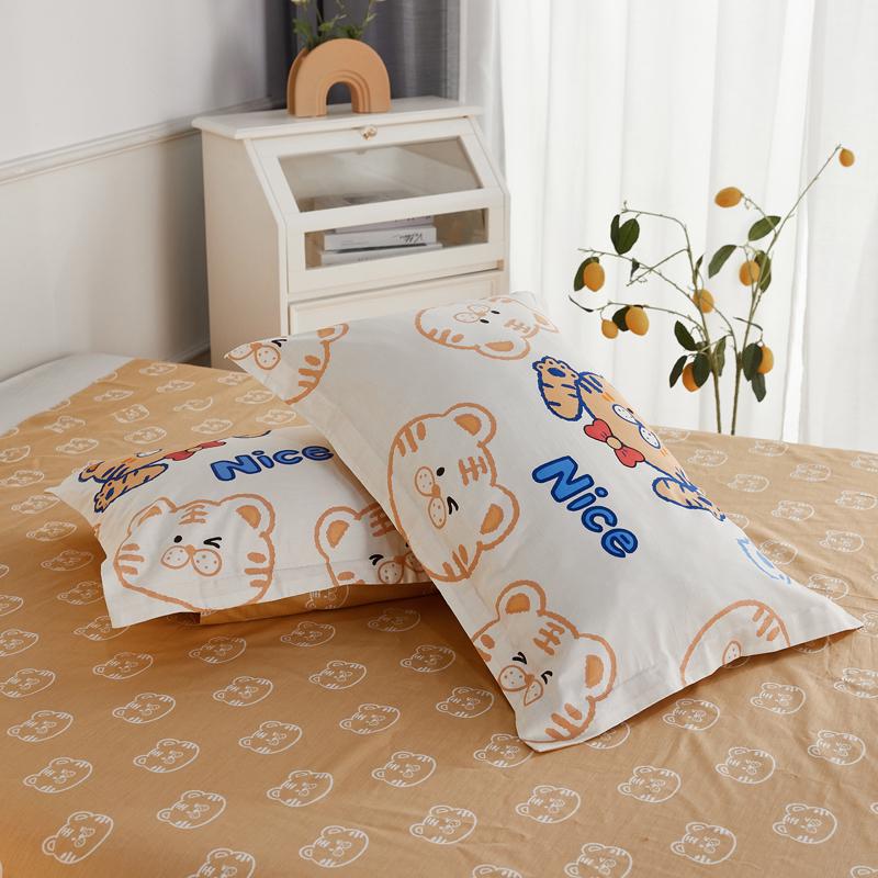Set of Two Pure Cotton Pillowcases, 48x74cm - Pillow Core Covers [Pair Only]