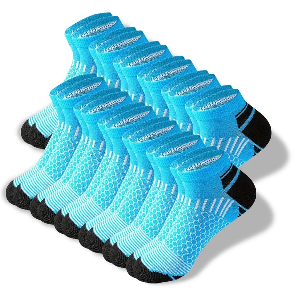 6/12 Pairs Colorful Men's Low Tub Socks Fashion Comfortable Autumn Classic Black Business Sock High-quality Men's Short Socks