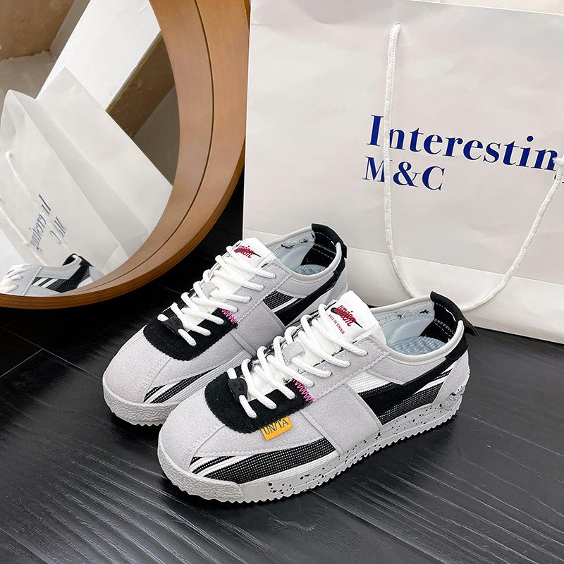 Forrest Gump Shoes Women's 2025 New Early Autumn High-value Women's Shoes Vibe Style Retro Versatile Sports and Leisure Shoes Flat Shoes