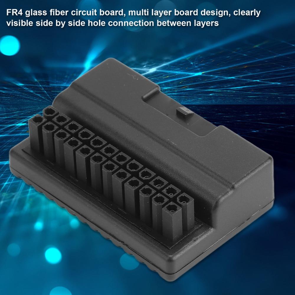 90 Degree ATX 24Pin Adapter Right Angle Design Motherboard Power Adapter Desktop Motherboard