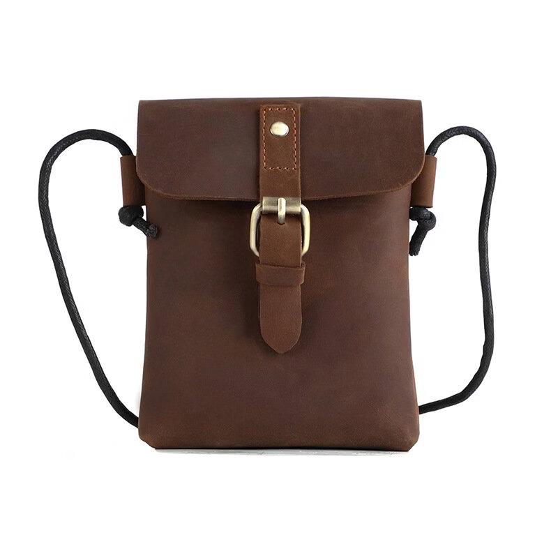 

Men s Genuine Leather Casual Crossbody Phone Bag