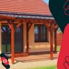 KOTARBAU® Vertically Adjustable Steel Post Base Anchor for Gazebos, Sheds, Fences 110 X 330 Mm