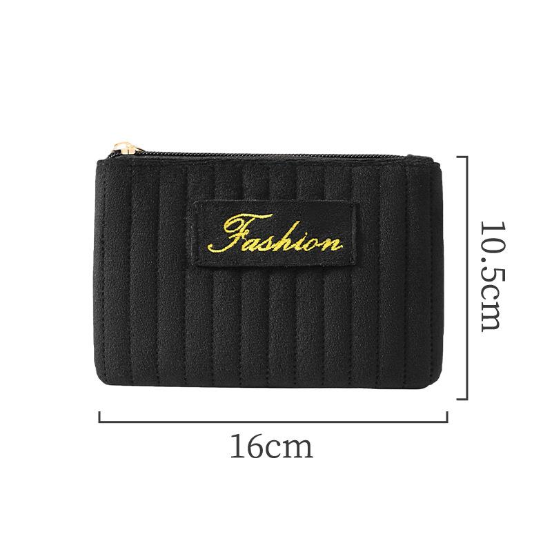 

Large Solid VelvetCosmetic Organizer Bag with Zipper Travel Toiletry Pouch No Mess Makeup Storage Bag for Women Daily Use Travel