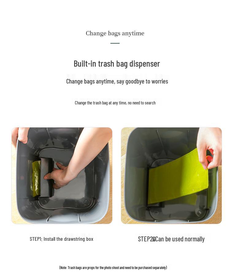 Smart Induction Waterproof Bathroom Trash Can