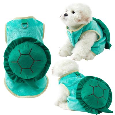 Maglione per Cani Girocollo Morbido Comodo Forma di Tartaruga Cartone Animato Cappotto per Animali Domestici Cane