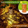 Butterfly Solar Lanterns Outdoor Waterproof Hanging Lights, Metal Decorative LED Solar Light for Yard Patio Porch Balcony Decor