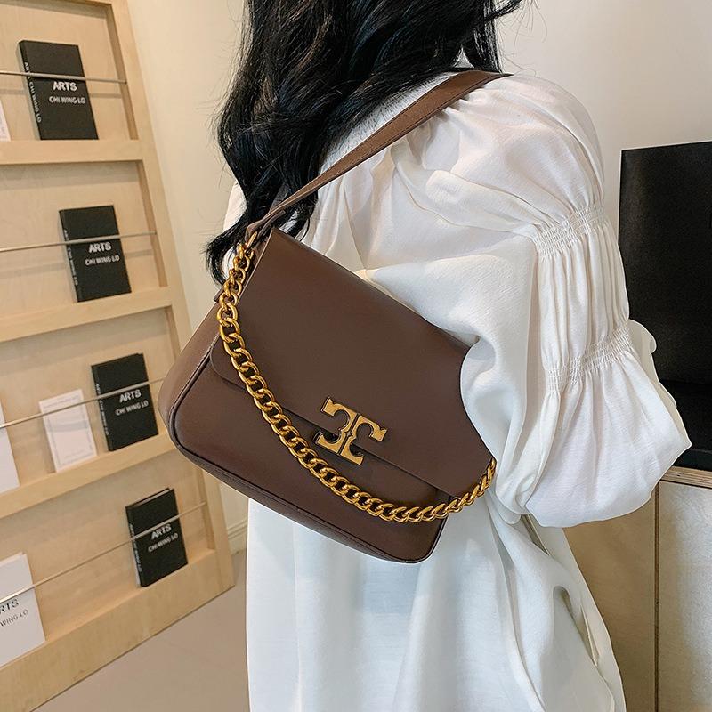 Lätt lyx personlig textur axillväska vår nya temperament enkel dam axelväska crossbody-väska