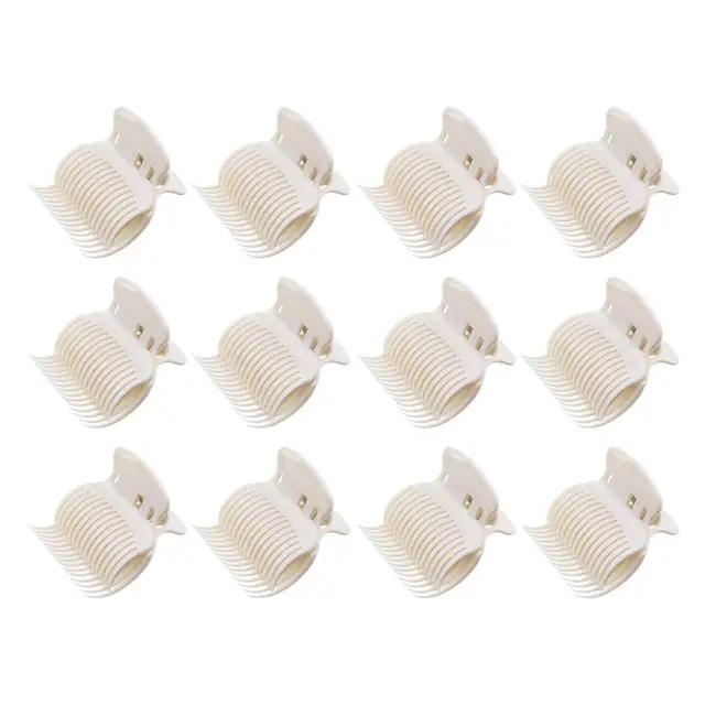 12pcs/lot Salon Hot Roller Barrette Curly Hold Hair Clips Prem Insulation Heatless Clips Hair Accessories DIY Styling Tools