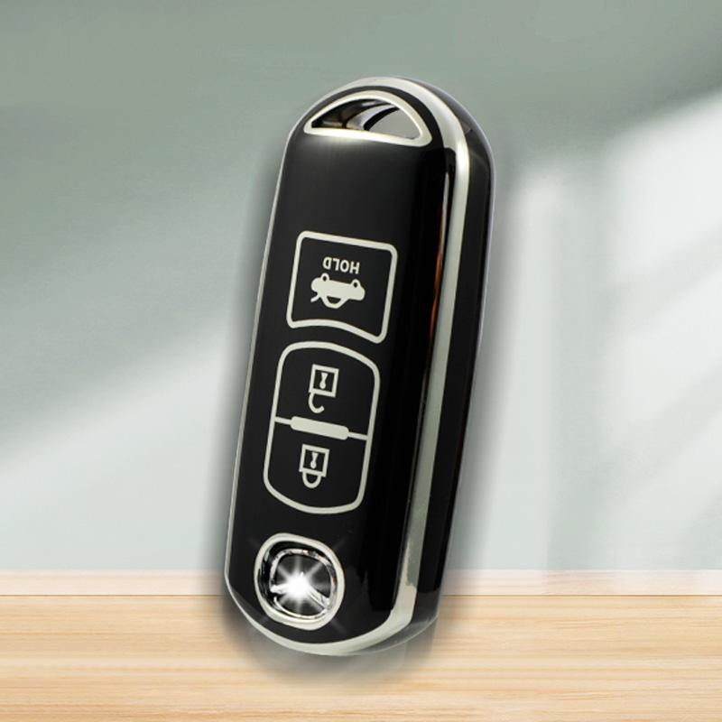 Car Remote Key Case Cover for Mazda 2 3 6 Atenza Axela Demio CX-5 CX5 CX-3 CX7 CX-9 TPU 3 Button Fob Shell Protector Accessories