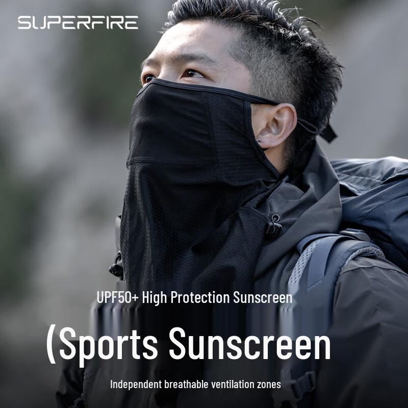 

SupFire Уличный шарф-бафф для защиты шеи от солнца с петлями для ушей